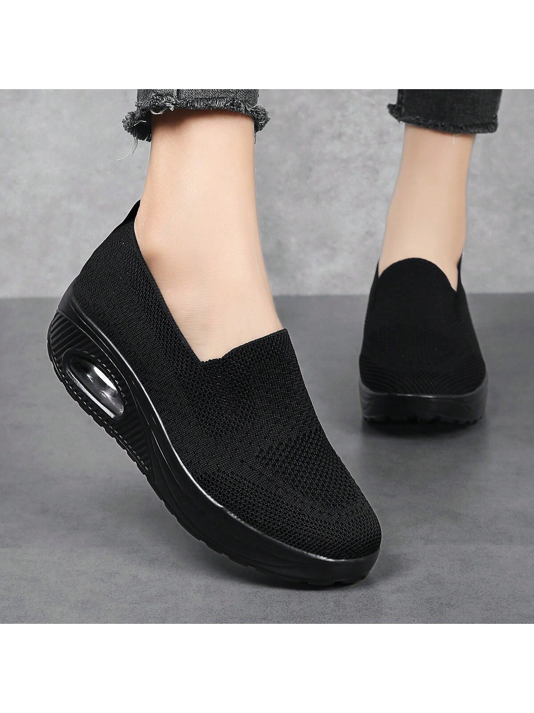 SHEIN sportcipő, fekete