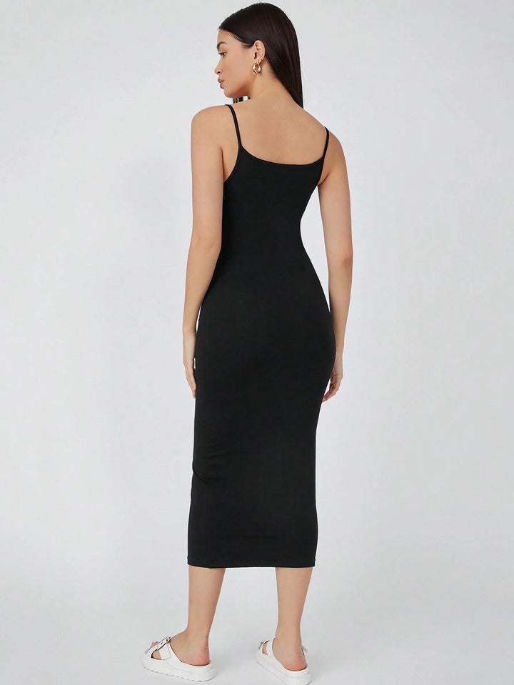SHEIN maxi ruha, fekete