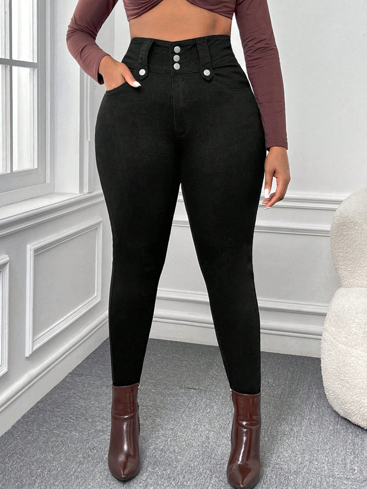 Jeans SHEIN, negru