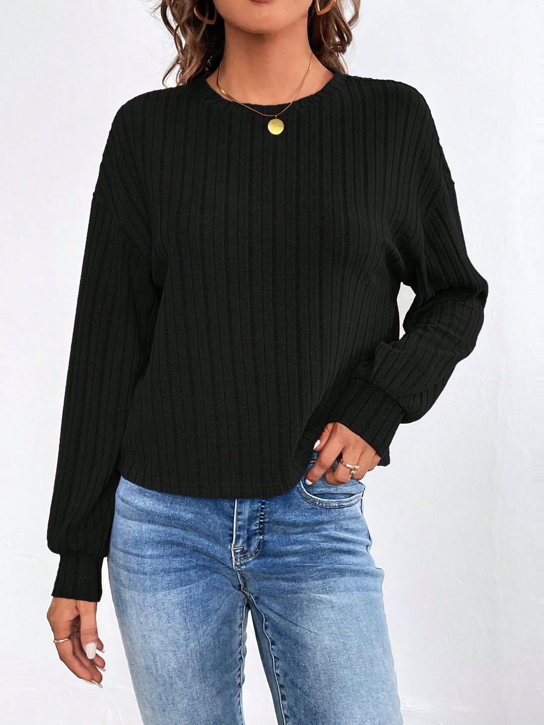 SHEIN blúz, fekete