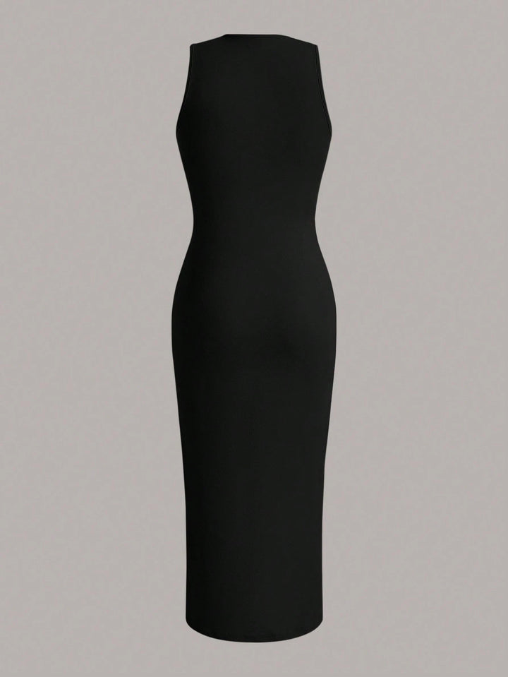 SHEIN maxi ruha, fekete
