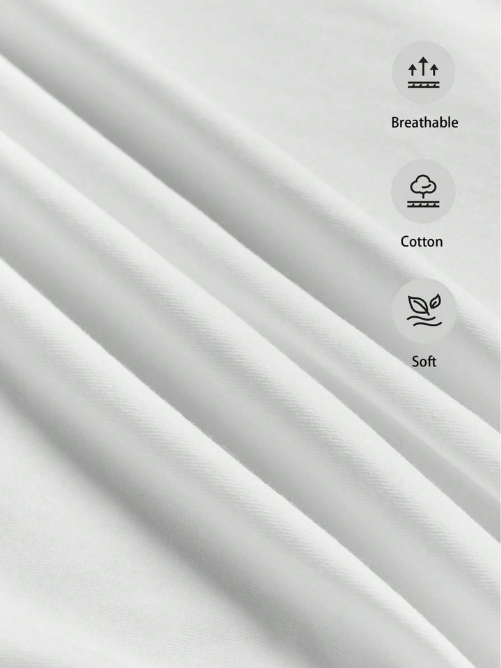 Tricou copii SHEIN, alb