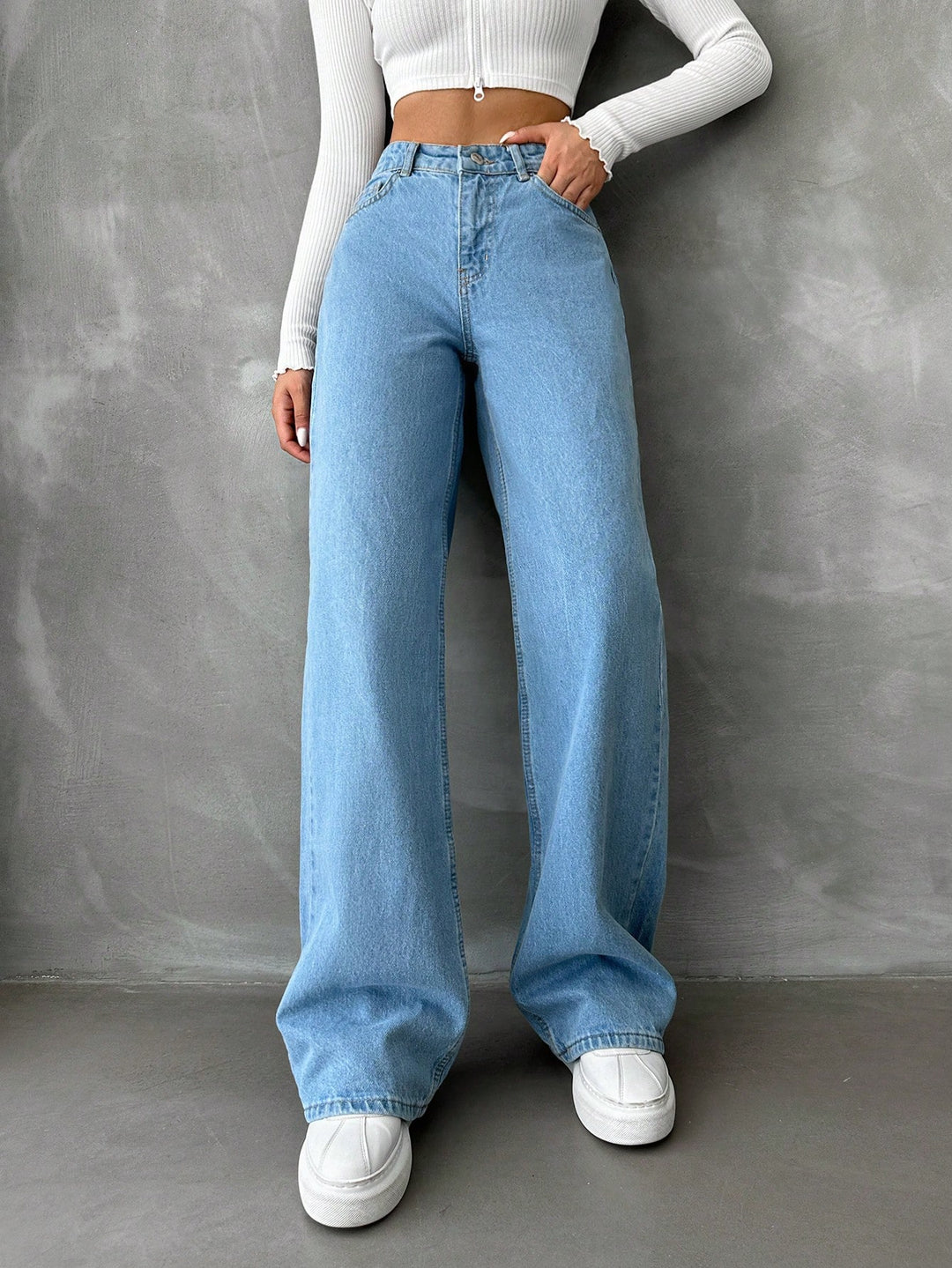 Jeans SHEIN, albastru
