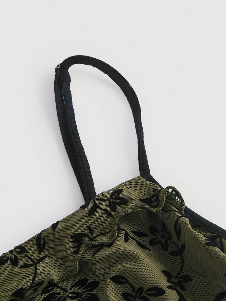 Shein maxi ruha, zöld