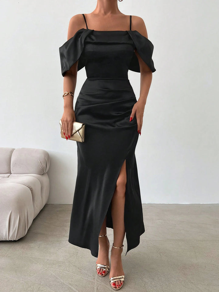 SHEIN maxi ruha, fekete