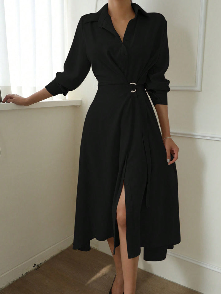 SHEIN Maxi ruha, fekete