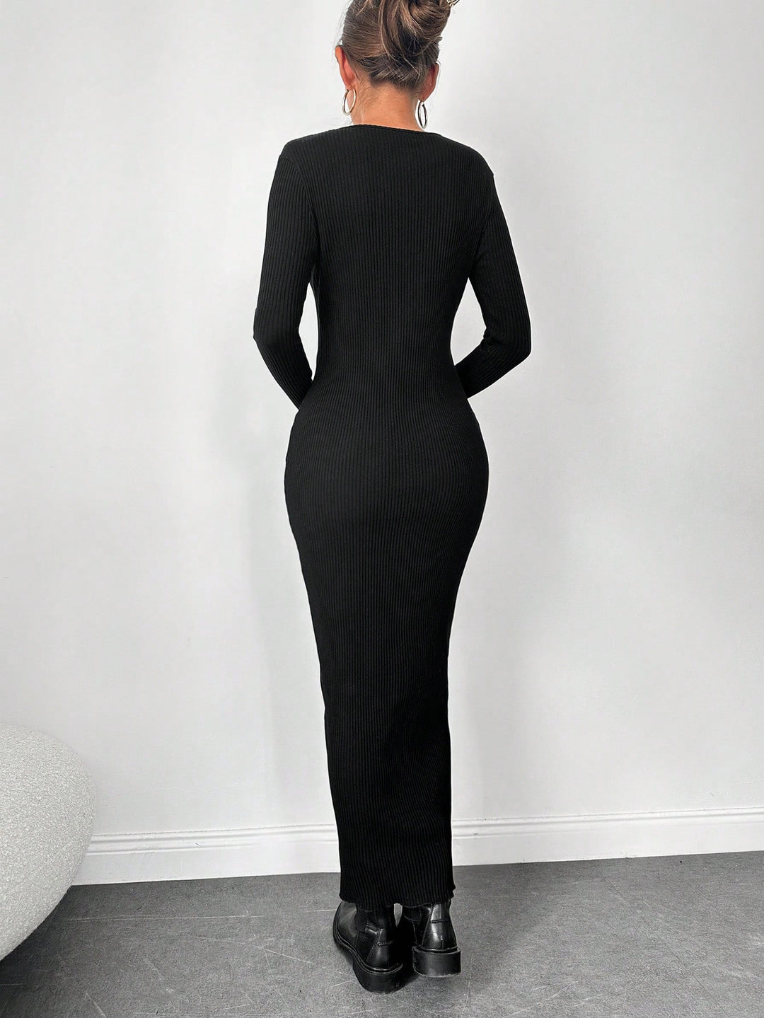 Rochie maxi SHEIN, negru