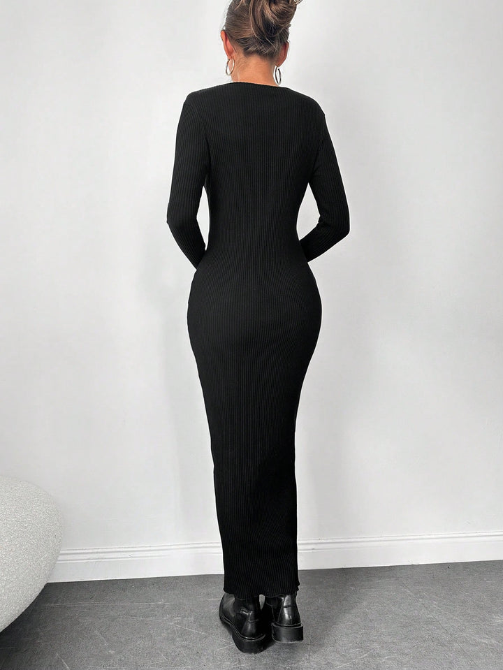 Rochie maxi SHEIN, negru