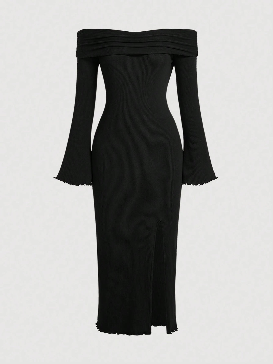 SHEIN maxi ruha, fekete