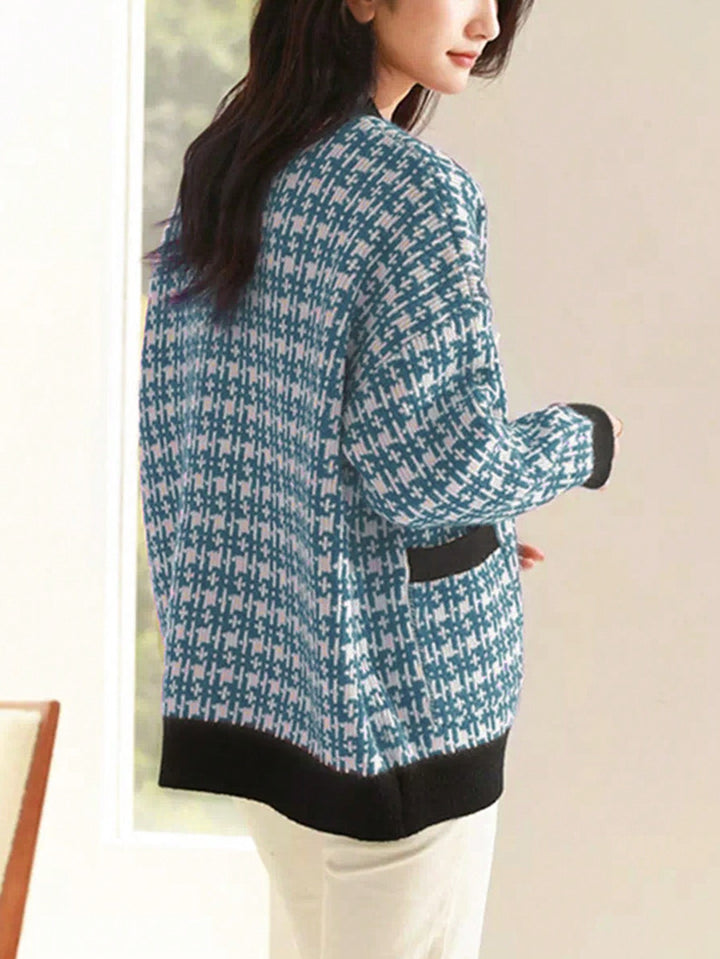 Cardigan SHEIN, albastru