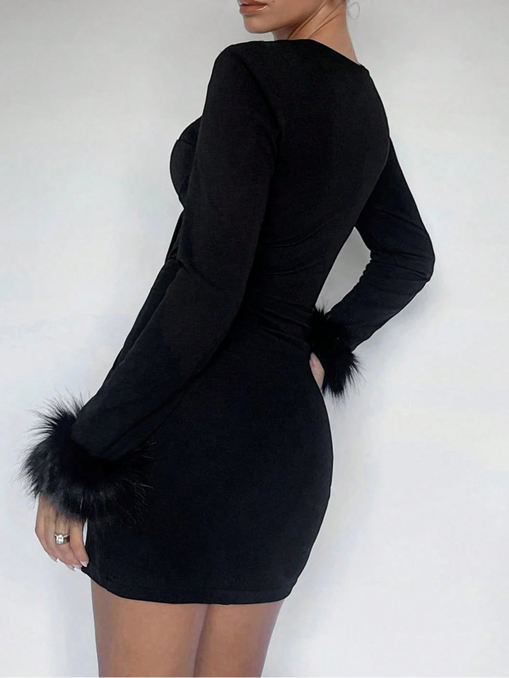 Shein miniruha, fekete