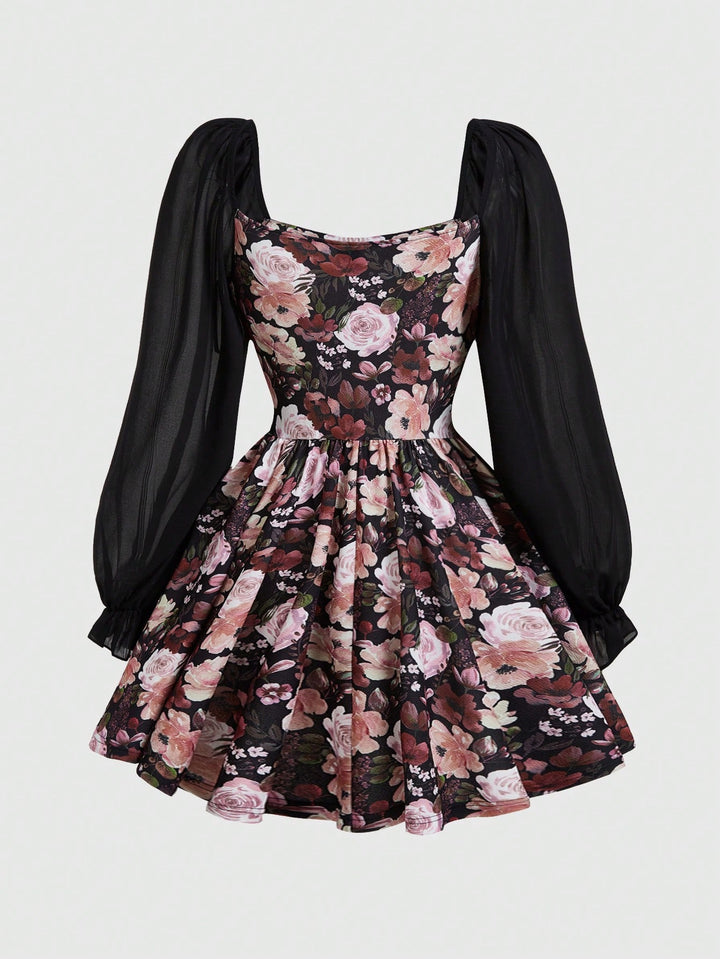 Rochie mini SHEIN, mix culori