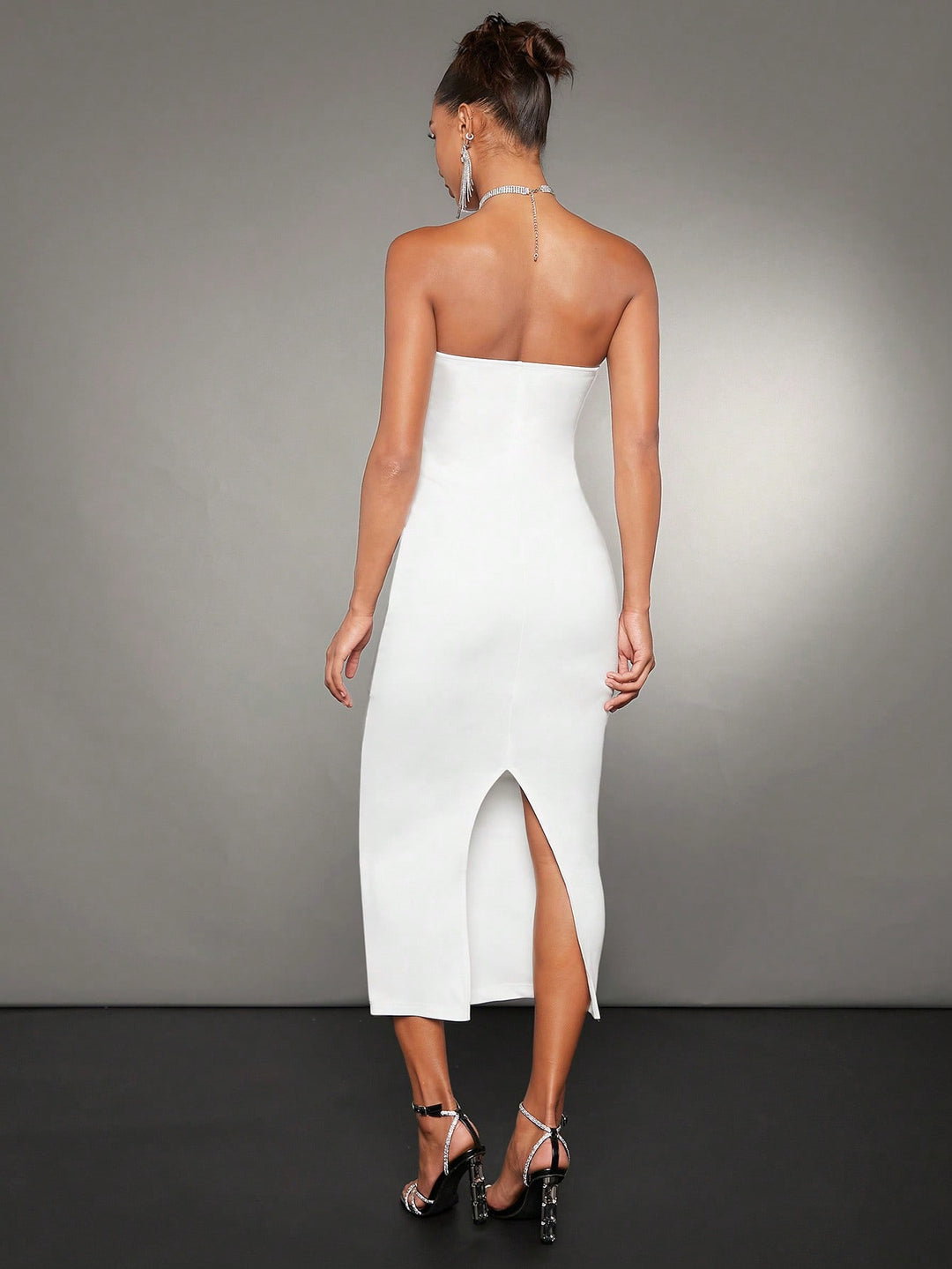 Rochie maxi SHEIN, alb