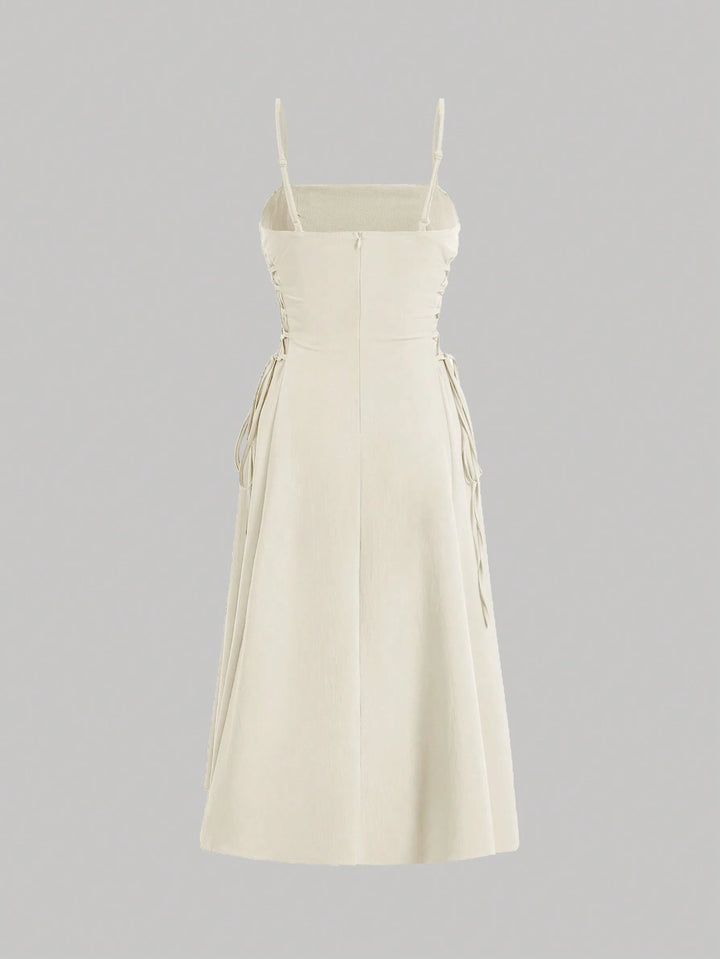 Rochie midi SHEIN, crem