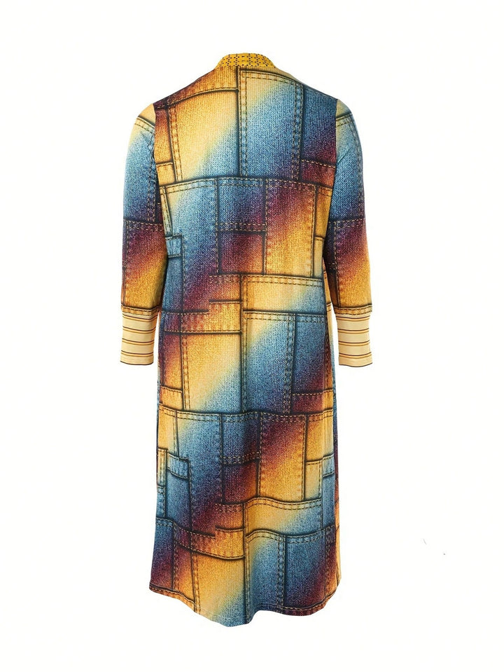 Cardigan lung SHEIN, mix culori