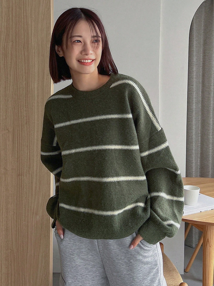 Pulóver SHEIN, khaki