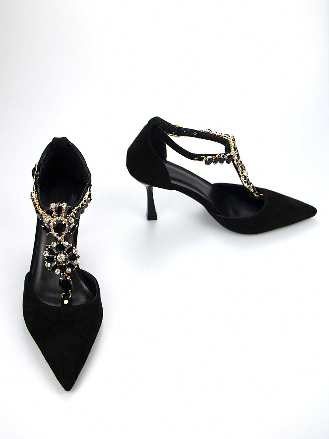 Pantofi cu toc SHEIN, negru
