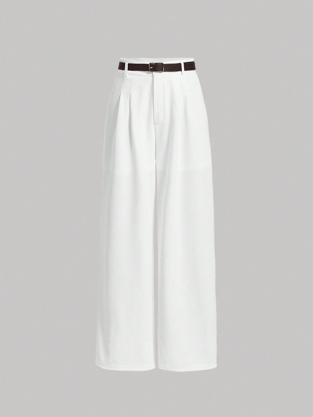 Pantaloni SHEIN, alb