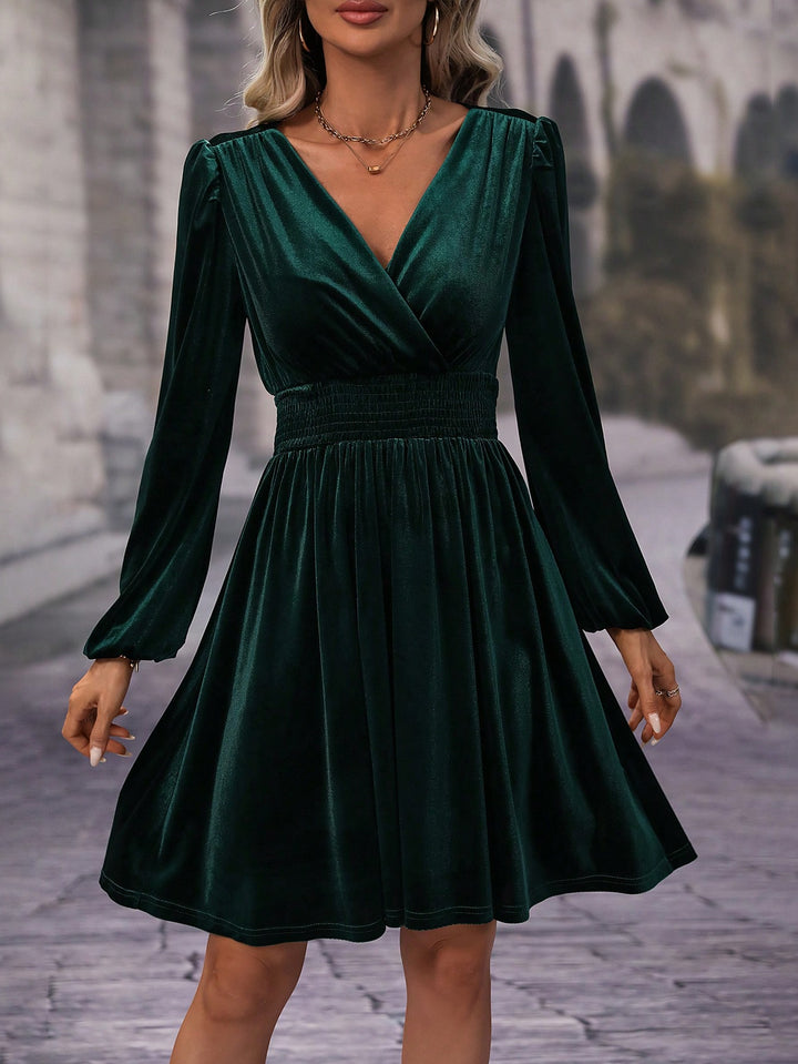 Rochie midi SHEIN, verde
