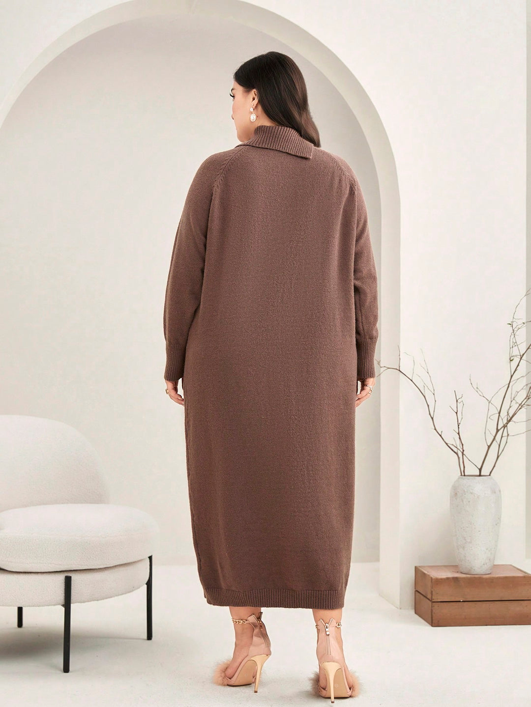 Rochie SHEIN, maro