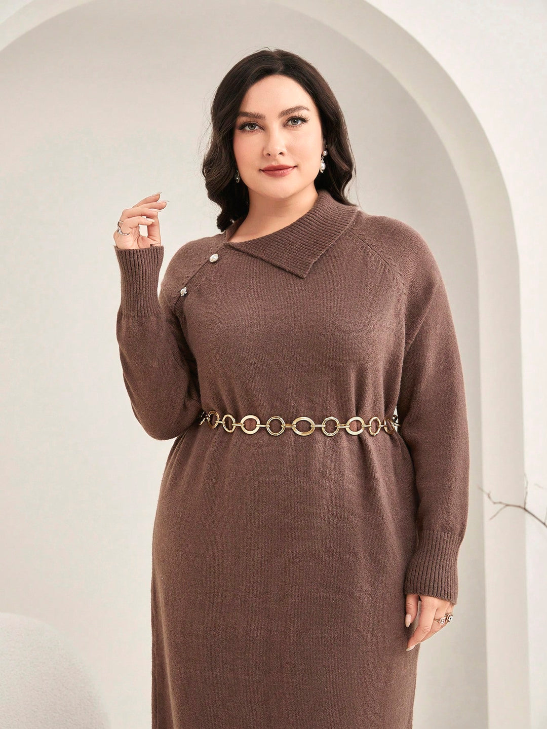 Rochie SHEIN, maro
