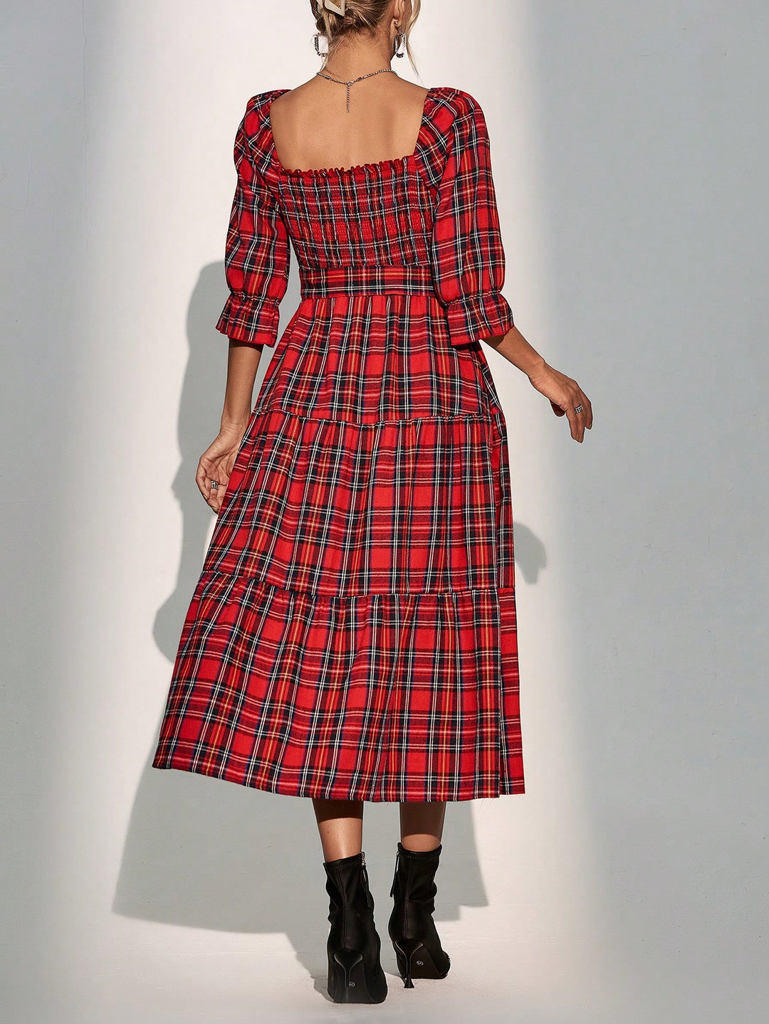 Rochie maxi SHEIN, roșu