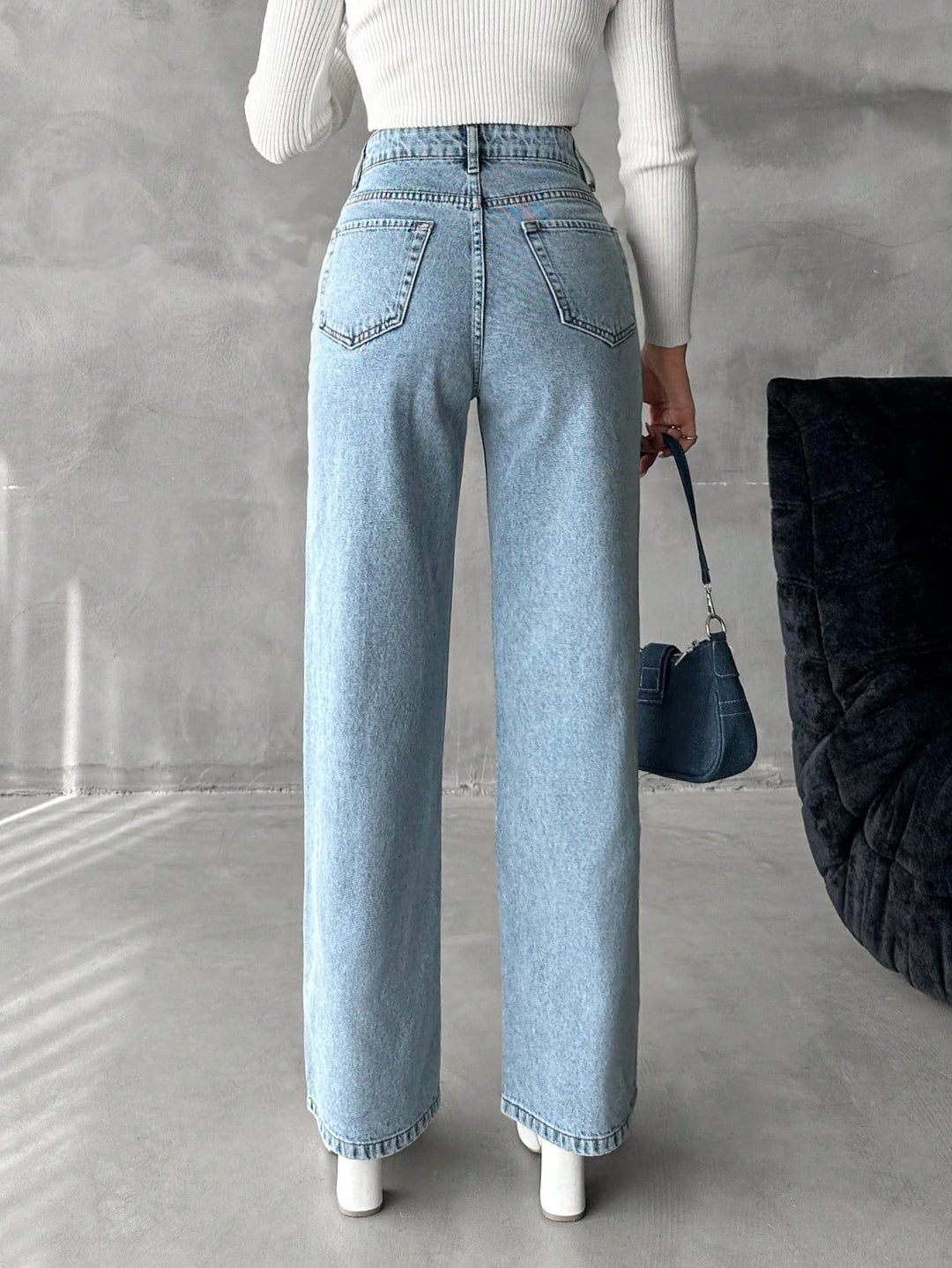 Jeans SHEIN, albastru