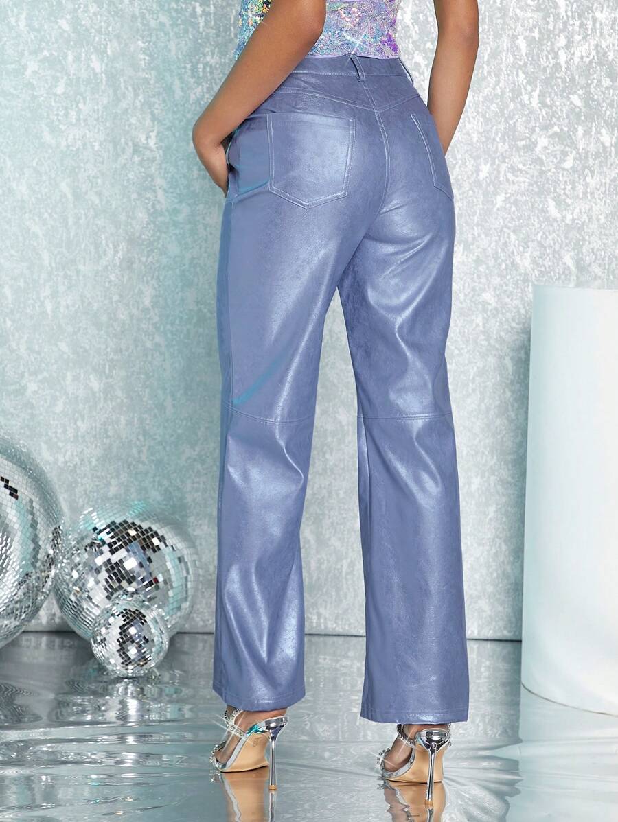 Pantaloni SHEIN, mov