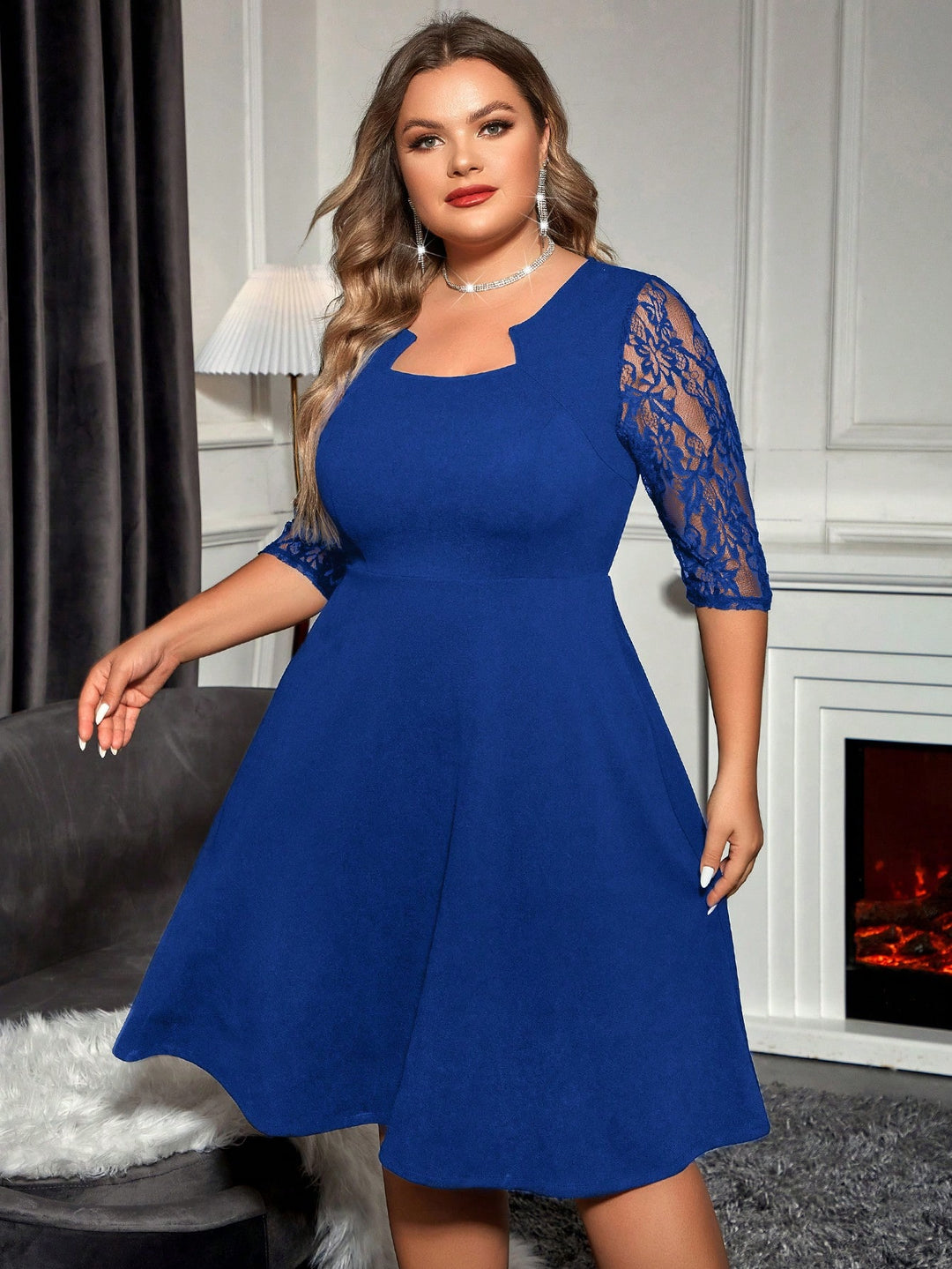Rochie SHEIN, albastru