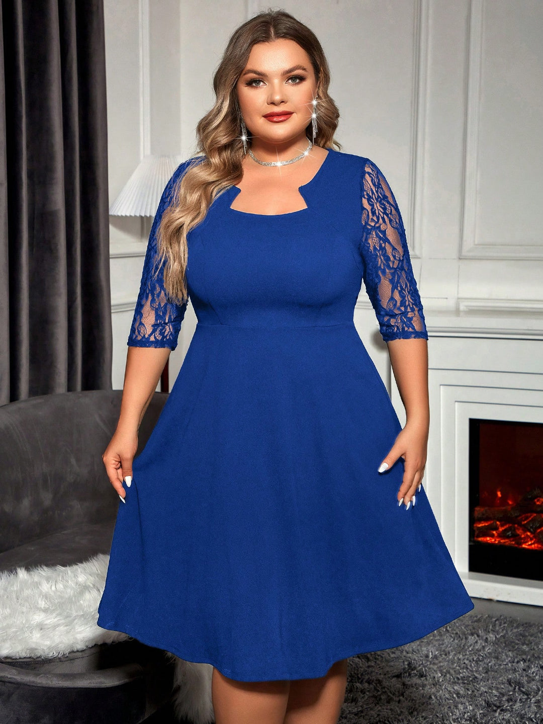 Rochie SHEIN, albastru