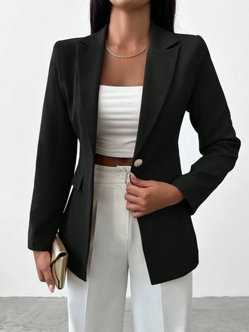Sacou SHEIN, negru