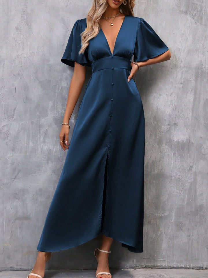 Rochie maxi SHEIN, albastru