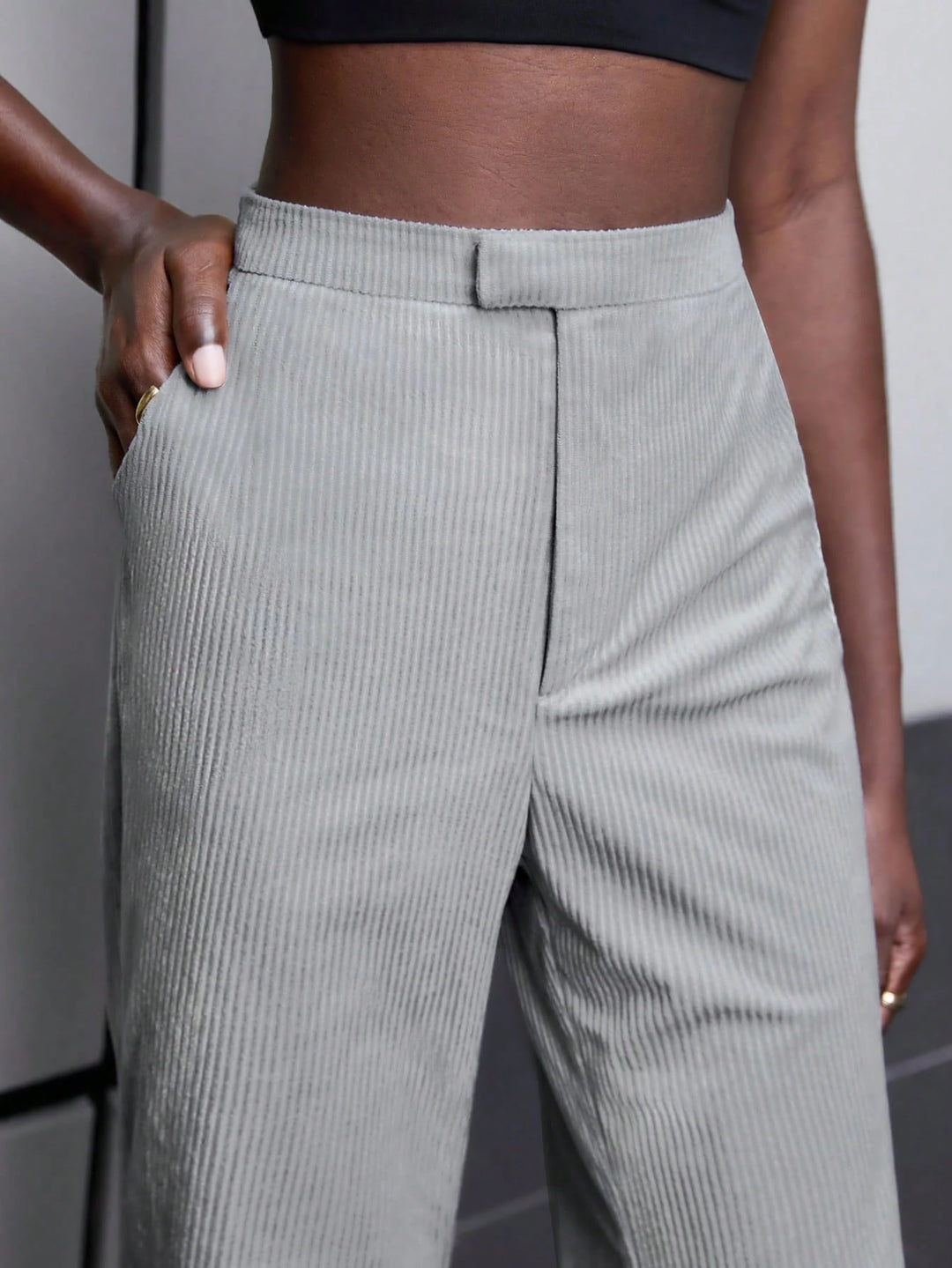 Pantaloni Shein, gri
