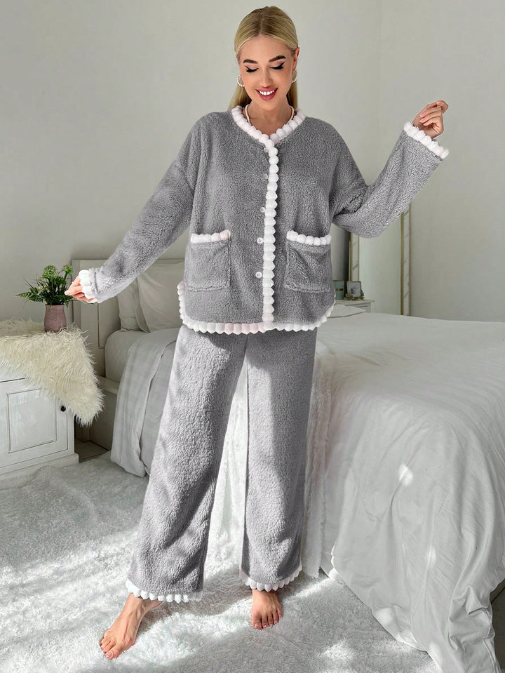 Set pijamale SHEIN, gri