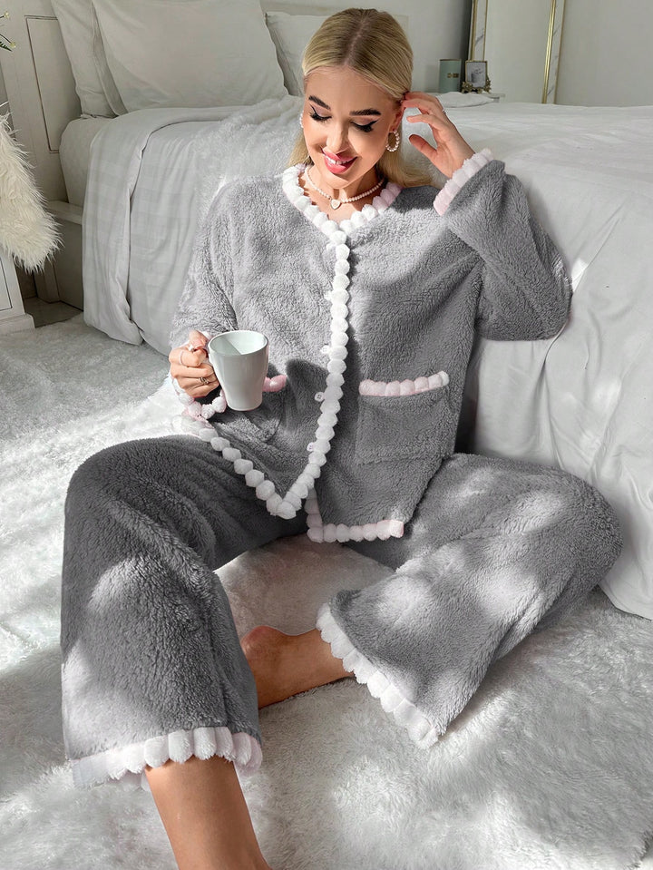 Set pijamale SHEIN, gri