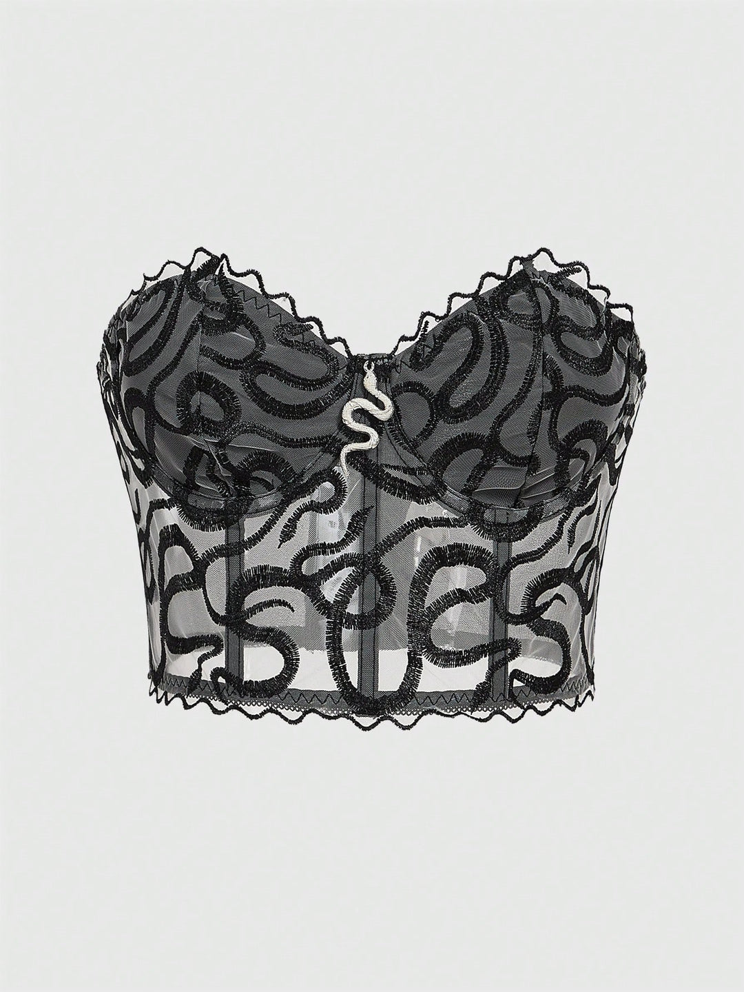 Top SHEIN, negru