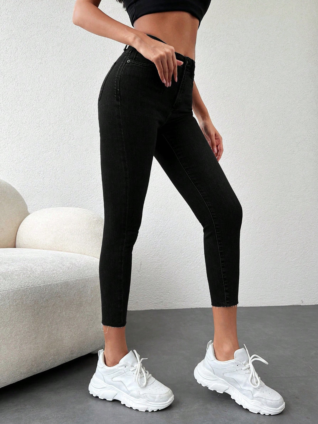 Jeans SHEIN, negru
