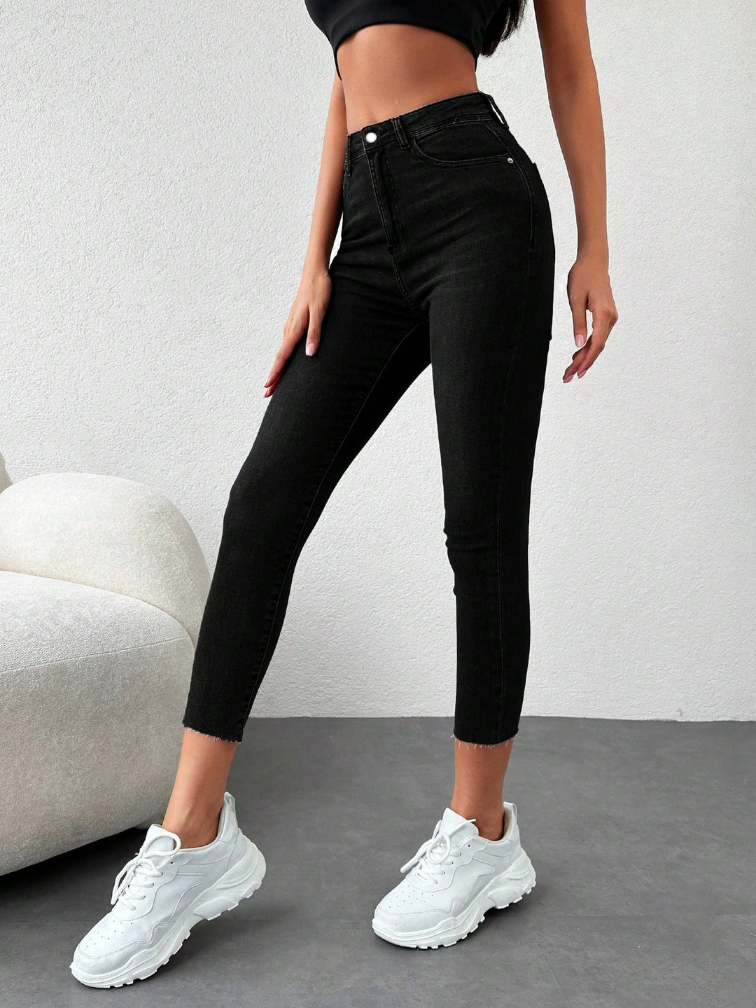 Jeans SHEIN, negru