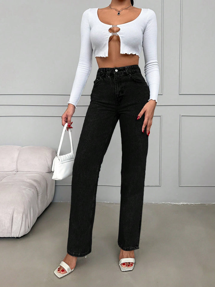 Jeans SHEIN, negru