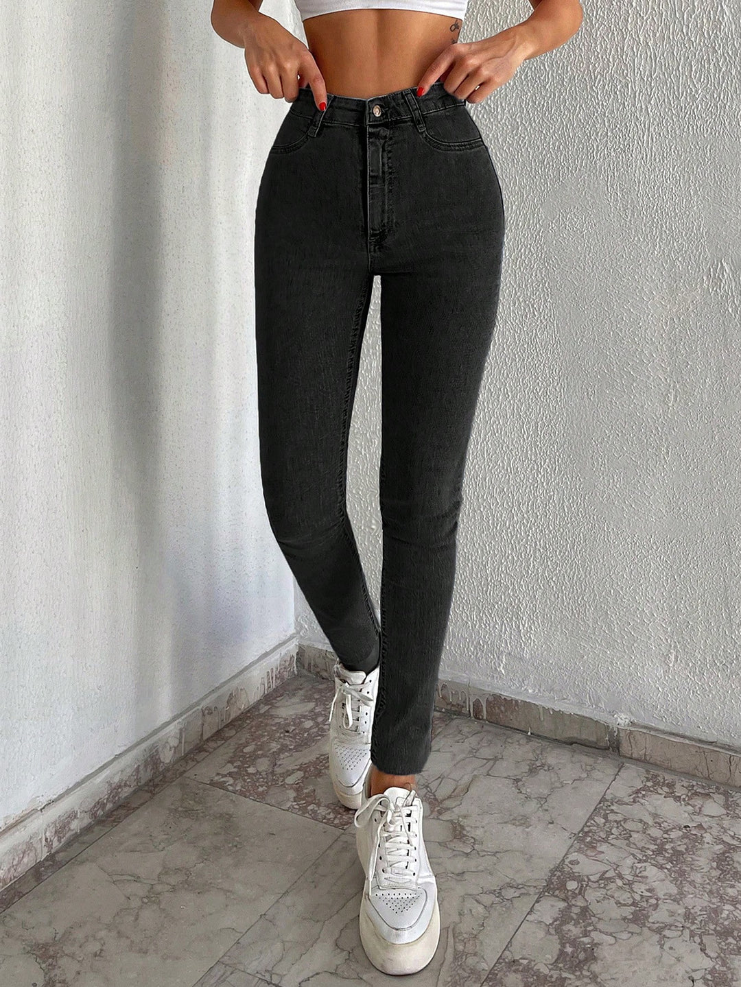 Jeans SHEIN, gri