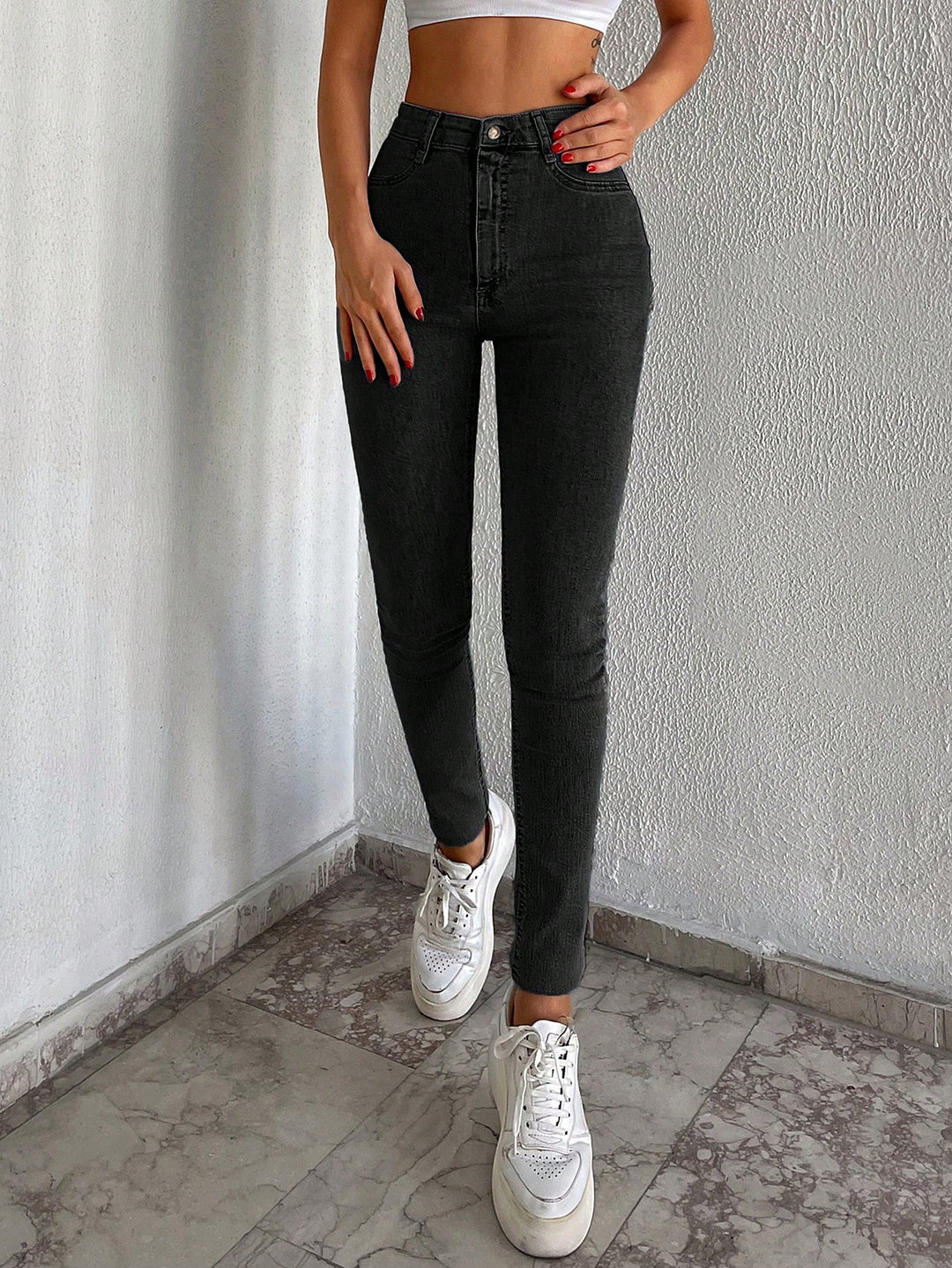 Jeans SHEIN, gri