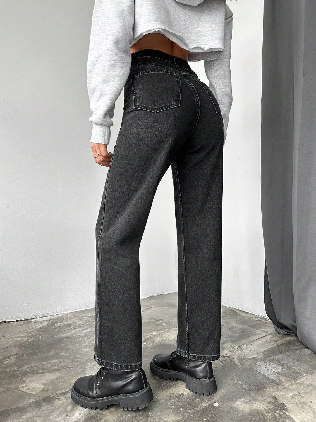 Jeans SHEIN, negru