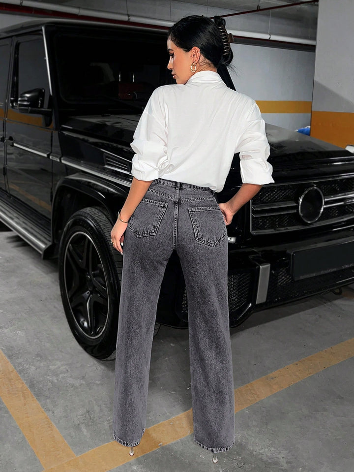 Jeans SHEIN, gri