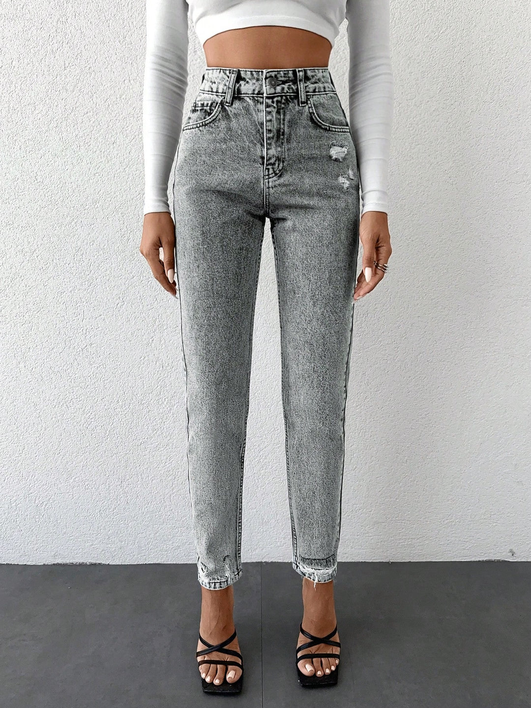 Jeans SHEIN, gri