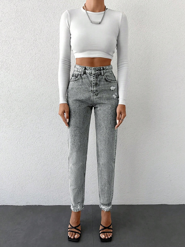 Jeans SHEIN, gri