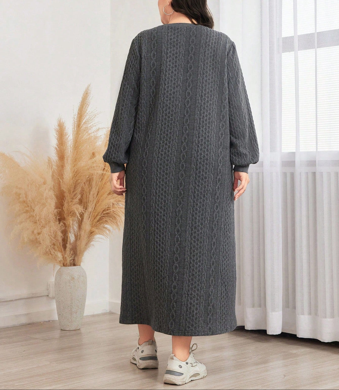 Shein Curve+ maxiruha, szürke