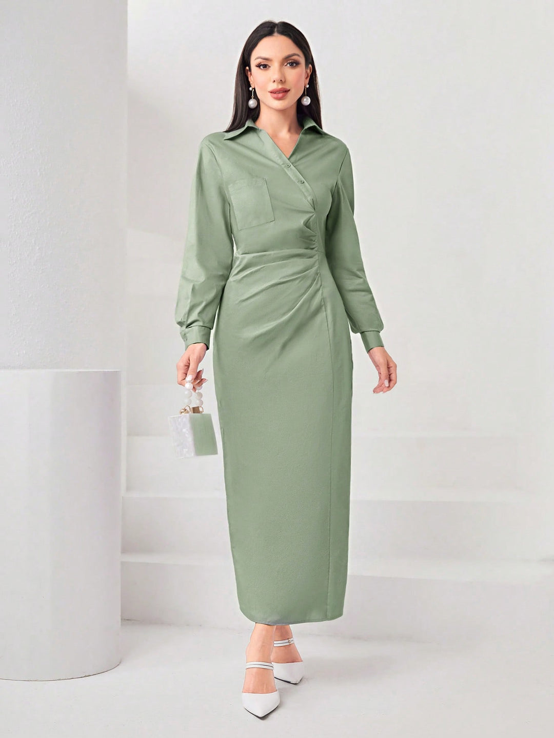 Rochie SHEIN, verde