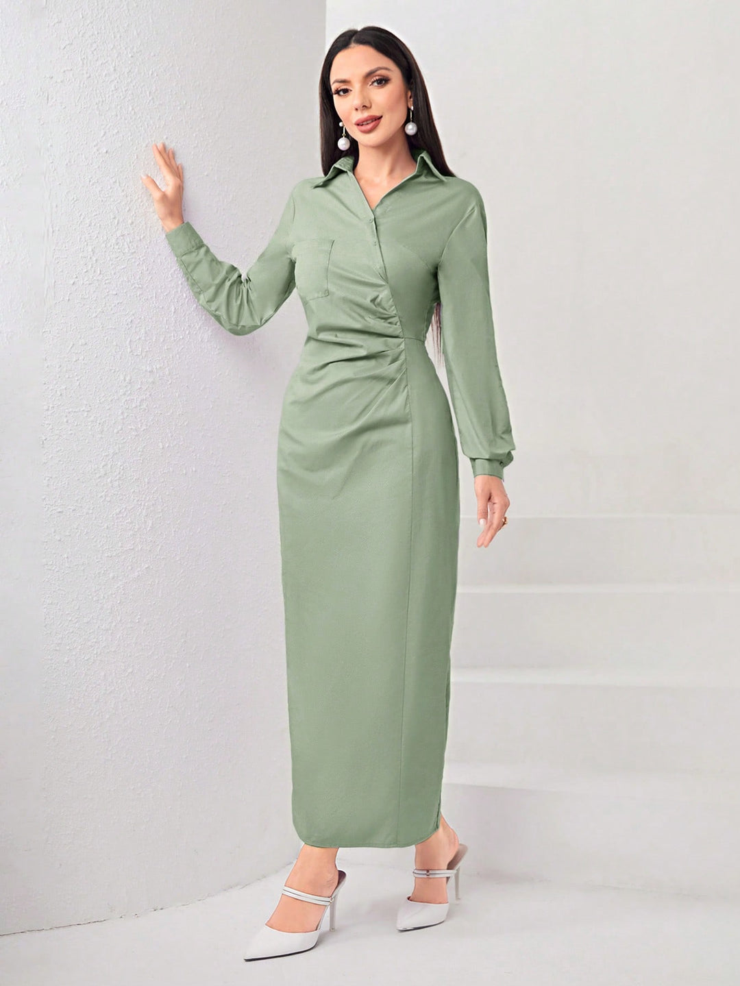 Rochie SHEIN, verde