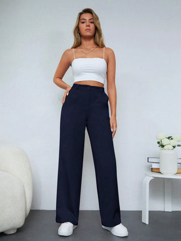 Pantaloni SHEIN, albastru