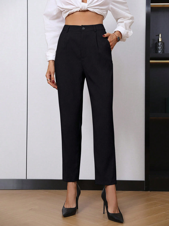 Pantalon SHEIN, negru